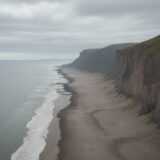 【潮の流れ】危険な地形の特徴 | 海での注意点と判断基準 をイメージした 広角の風景 の写真