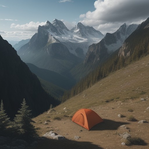 【登山】毒草に触れたときの症状 | 対処法と注意点について をイメージした 広角の風景、山 の写真