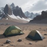 【登山用ギア】劣化防止剤の塗り方 | 長く使うためのメンテナンス方法 をイメージした 広角の風景、山 の写真