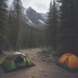 【獣害対策】登山で使う道具 | 山での身を守る準備と選び方 をイメージした 広角の風景、ハイキング の写真