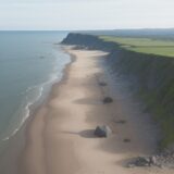 【潮の流れ】危険な場所の見分け方 | 海での安全な釣り方 をイメージした 広角の風景 の写真