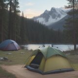【キャンプ】救急用品のまとめ方 | 持ち運びやすい整理術 をイメージした 広角の風景 の写真