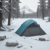 【低体温症】登山の濡れた服の脱ぎ方 | 体温を維持する手順 をイメージした 広角の風景、山 の写真