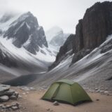 【登山】気温と湿度の関係 | 正しい体感温度の把握方法 をイメージした 広角の風景、山 の写真