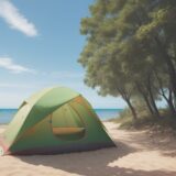【海水浴】忘れ物を防ぐ持ち物リスト | 夏の海へ行く準備まとめ をイメージした 広角の風景、夏 の写真