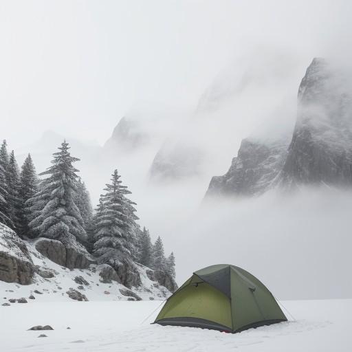 【登山】霧の中での進み方 | 安全な判断基準とルート確認のコツ をイメージした 広角の風景、山 の写真