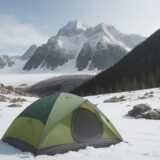 【登山】放射冷却が起きる時間帯 | 山での体温管理と服装の選び方 をイメージした 広角の風景、山 の写真