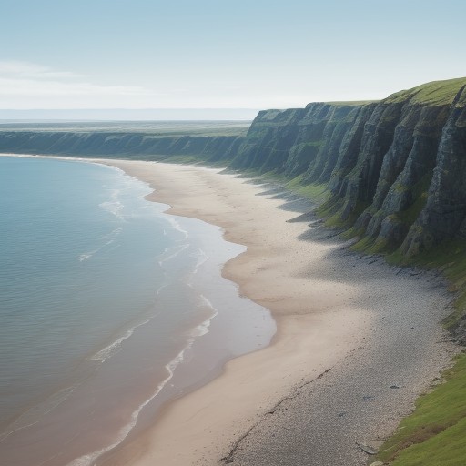 【潮の流れ】子供と行く海の危険な場所 | 正しい見極め方 をイメージした 広角の風景 の写真