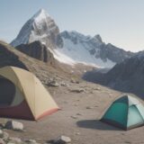 【登山装備】前日の持ち物チェック | 山行前の準備リスト をイメージした 広角の風景、山 の写真