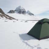 【低体温症】登山の濡れ対策以外の予防策 | 体温を維持する方法 をイメージした 広角の風景、山 の写真