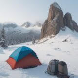 【登山道具】初心者のためのパッキング術 | ザックの中身を整理する方法 をイメージした 広角の風景、山 の写真