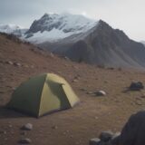 【登山】泥濘への対策 | 滑り止めの選び方と使い方 をイメージした 広角の風景、山 の写真