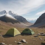 【登山】稜線を歩くための装備 | 体力の消耗を抑える選び方 をイメージした 広角の風景、山、稜線 の写真