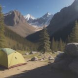 【登山】初級者が身につけたい歩き方 | 体力を維持するリズムの作り方 をイメージした 広角の風景、ハイキング の写真