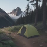 【毒草】山の皮膚炎を防ぐ方法 | 正しい対策と注意点 をイメージした 広角の風景、山 の写真