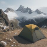 【登山】稜線を歩く時の結露対策 | 服選びと装備のポイント をイメージした 広角の風景、山、稜線 の写真