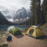 【登山ウエア】収納袋で荷物を減らす | おすすめの圧縮アイテム をイメージした 広角の風景、ハイキング の写真