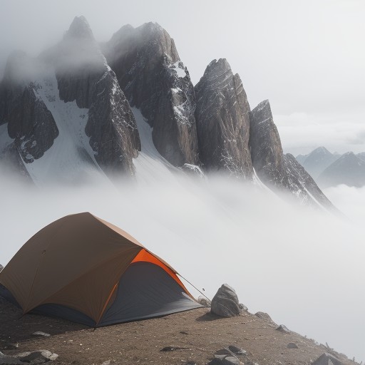 【登山】霧での視界不良への備え | 安全なルート歩きの方法 をイメージした 広角の風景、山 の写真