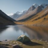 【渓流釣り】ウルトラライトの道具選び | おすすめのタックル構成 をイメージした 広角の風景、山 の写真