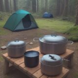 【キャンプクッカー】炊飯向きの選び方 | おすすめの道具と使い方 をイメージした 広角の風景 の写真