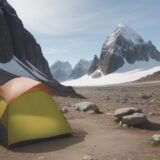 【登山装備】初心者が揃える持ち物リスト | 荷物を減らす軽量化のコツ をイメージした 広角の風景、山 の写真