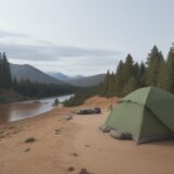 【土のう】洪水対策の準備 | 適切な積み方と注意点 をイメージした 広角の風景 の写真
