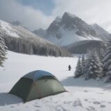 【山の天気予報】降水確率と気温の確認方法 | 安全な登山計画の立て方 をイメージした 広角の風景、山 の写真