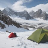 【安全装備】登山での怪我を防ぐ道具 | 選び方と使い方のポイント をイメージした 広角の風景、山 の写真