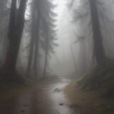 【登山ウェア】撥水加工がある選び方 | 雨の日でも快適なおすすめ装備 をイメージした 広角の風景、ハイキング の写真