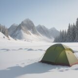 【登山飯】山での食事と栄養バランス | 体調管理のポイント をイメージした 広角の風景、山 の写真