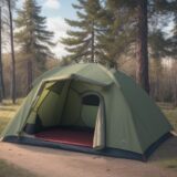 【ガス缶】キャンプ用バーナーのガス缶 | 正しい捨て方と注意点 をイメージした 広角の風景 の写真