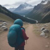 【子供向け登山装備】準備したい持ち物リスト | 山歩きの注意点 をイメージした 広角の風景、ハイキング、山 の写真