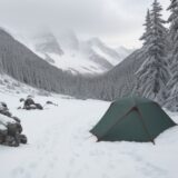 【登山】稜線での急な天候悪化 | 正しい避難方法と判断基準 をイメージした 広角の風景、山、稜線 の写真