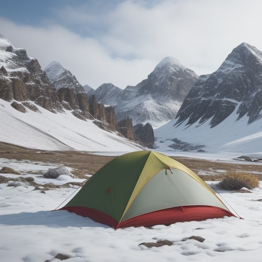 【登山ウェア】冬の服装選び | 体温を保つ重ね着のコツ をイメージした 広角の風景、山、冬 の写真