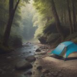 【川用ウェットスーツ】サイズ選びのポイント | フィッティングのコツ をイメージした 広角の風景、川 の写真