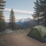 【登山ウエア】買い替えの予算目安 | おすすめの選び方と優先順位 をイメージした 広角の風景、ハイキング の写真