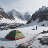 【登山】登山の不安をなくす準備 | 心を整える方法 をイメージした 広角の風景、山 の写真