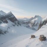 【登山】初心者が知るべき限界サイン | 安全に下山するための判断基準 をイメージした 広角の風景、山 の写真