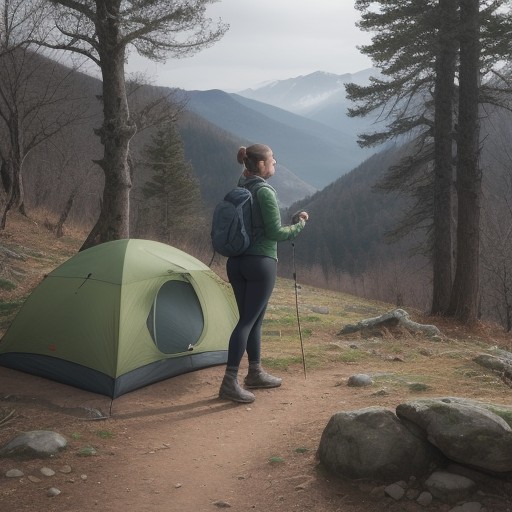 【登山ウェア】着圧タイツの効果 | 足の疲れを減らす選び方 をイメージした 広角の風景、ハイキング の写真