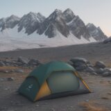 【登山】疲労が溜まった体への対策 | 回復を早める休息方法 をイメージした 広角の風景、山 の写真