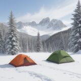 【ウィンタースポーツウェア】買い替えのタイミング | おすすめの選び方 をイメージした 広角の風景、冬 の写真