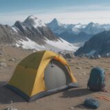 【登山道具】メンテナンス用品を自作して | 道具を長く使う方法 をイメージした 広角の風景、山 の写真