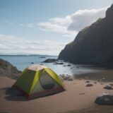 【潮位】海での孤立を防ぐ判定方法 | 安全なタイミングの選び方 をイメージした 広角の風景 の写真