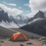 【登山計画】初心者が使うアプリ | 山行ルートの決め方 をイメージした 広角の風景、山 の写真