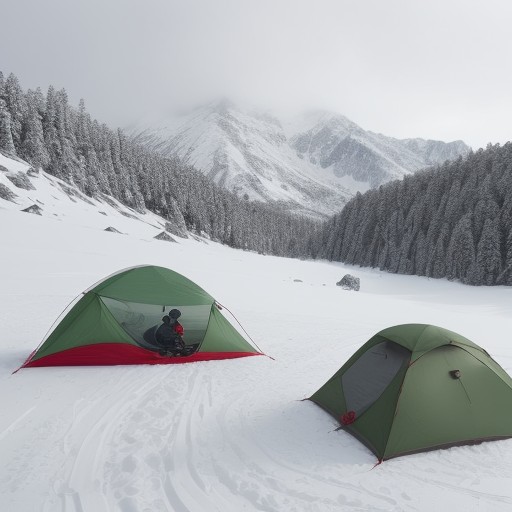 【ウィンタースポーツ】家族で揃える濡れ対策装備 | 雪山での服装選び をイメージした 広角の風景、冬、山、雪景色 の写真