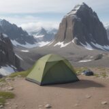 【登山】行動不能になる前の判断基準 | 山での撤退タイミングと安全策 をイメージした 広角の風景、山 の写真