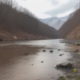 【川の増水】濁りが引くまでの時間 | 水質が戻る目安と判断方法 をイメージした 広角の風景、川 の写真