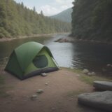 【虫除けパウダー】川での効果 | 使い心地と注意点について をイメージした 広角の風景、川 の写真
