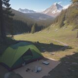 【フォームローラー】登山の疲れをリセット | 足裏とふくらはぎのケア方法 をイメージした 広角の風景、ハイキング の写真