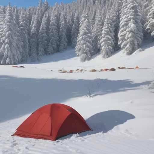 【山菜】雪解け後の採取時期 | おすすめの場所と注意点 をイメージした 広角の風景、雪景色 の写真